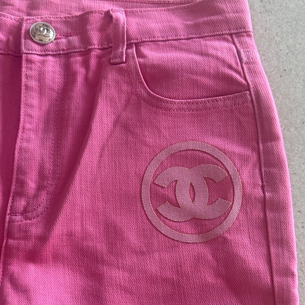 CHANEL Pink Skinny Jeans for Women - Picture 2 of 5